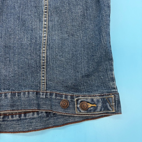 Levi Strauss Women’s Denim Jean Medium Blue Jacket Size XL - Picture 7 of 12